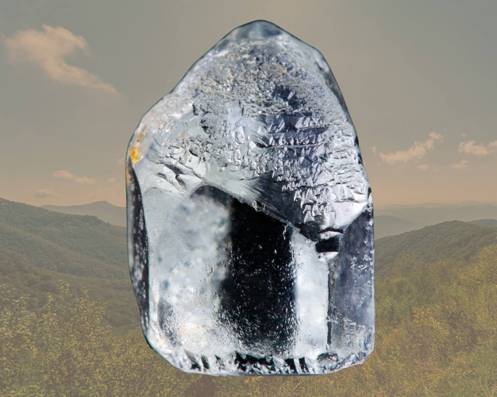 Goshenite crystal